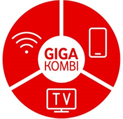 GigaKombi Vorteile bei Kombination mit berechtigtem Mobilfunkvertrag, inkl. Mobile & Euro Flat
