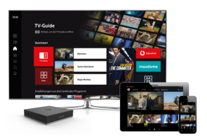 Vodafone GigaTV Net inkl. Vodafone TV-Box<br>(inkl. Option HD Premium: 2 Monate gratis; jederzeit bei Vodafone kündbar; bei Nichtkündigung 9,99 € mtl. ab 3. Monat)